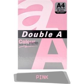 Double A 25'li A4 80 gr Pastel Pembe Renkli Fotokopi Kağıdı