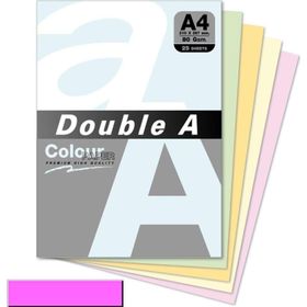 Double A 25'li A4 80 gr Pastel Pembe Renkli Fotokopi Kağıdı