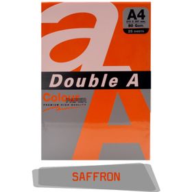 Double A 25'li A4 80 gr Safran Renkli Fotokopi Kağıdı