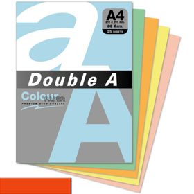 Double A 25'li A4 80 gr Safran Renkli Kağıt