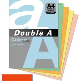 Double A 25'li A4 80 gr Safran Renkli Kağıt