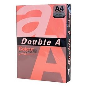 Double A 500'lü A4 75 gr Fosforlu Punch Renkli Fotokopi Kağıdı