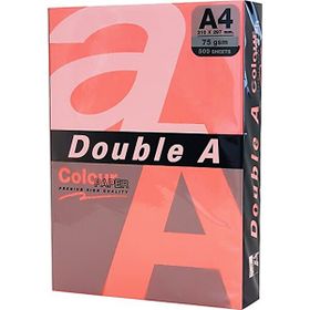 Double A 500'lü A4 75 gr Fosforlu Punch Renkli Fotokopi Kağıdı