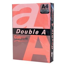 Double A 500'lü A4 75 gr Fosforlu Punch Renkli Fotokopi Kağıdı