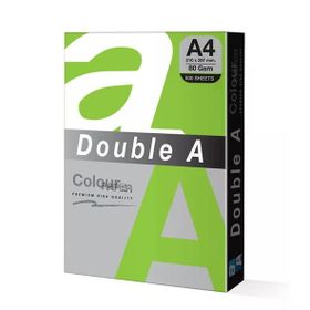 Double A A4 80 gr 500'lü Papağan Yeşili Renkli Fotokopi Kağıdı