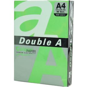 Double A A4 80 gr 500'lü Pastel Zümrüt Yeşili Renkli Fotokopi Kağıdı