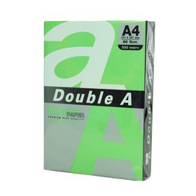Double A A4 80 gr 500'lü Pastel Zümrüt Yeşili Renkli Fotokopi Kağıdı