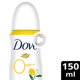 Dove 150 ml %0 Alüminyum Limon Çiçeği Vanilya Kadın Deodorant Sprey