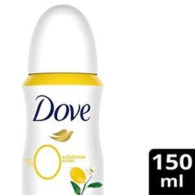 Dove 150 ml %0 Alüminyum Limon Çiçeği Vanilya Kadın Deodorant Sprey