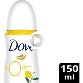 Dove 150 ml %0 Alüminyum Limon Çiçeği Vanilya Kadın Deodorant Sprey