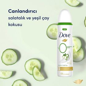 Dove 150 ml Salatalık Yeşil Çay Kadın Sprey Deodorant