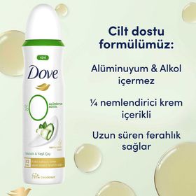 Dove 150 ml Salatalık Yeşil Çay Kadın Sprey Deodorant