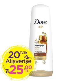 Dove 350 ml Argan Yağı Onarıcı Bakım Saç Bakım Kremi
