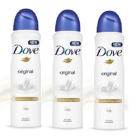 Dove 3x150 ml Original Kadın Deodorant