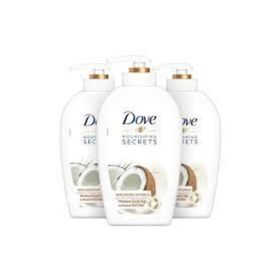 Dove 3x500 ml Hindistan Cevizi Yağı Badem Sütü Özlü Sıvı Sabun