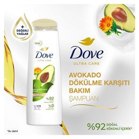 Dove 400 ml Avokado Anti Hairfall Şampuan