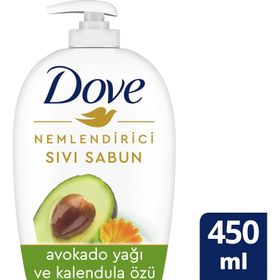 Dove 450 ml Nemlendirici Avokado Yağı ve Kalendula Özü Sıvı Sabun