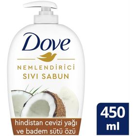 Dove 450 ml Nemlendirici Hindistan Cevizi Yağı Sıvı Sabun