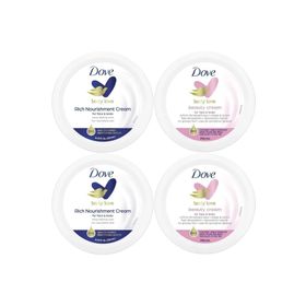 Dove 4x250 ml Rich Nourishment Cream + Beauty Cream Karma Besleyici El ve Vücut Kremi