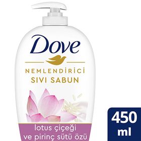 Dove 500 ml Nemlendirici Sıvı Sabun Lotus Çiçeği ve Pirinç Sütü Özü
