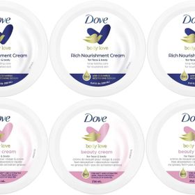 Dove 6x250 ml Rich Nourishment Cream + Beauty Cream Karma Besleyici El ve Vücut Kremi