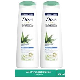 Dove Aloe Vera Kepek Karşıtı 2x400 ml Şampuan