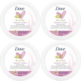Dove Beauty Cream 4x250 ml Besleyici El ve Vücut Kremi