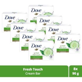 Dove Beauty Cream Bar Fresh Touch Nemlendirici Etkili 8 x 90 gr Sabun