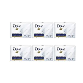 Dove Beauty Cream Bar Katı Güzellik Original Nemledirici Etkili 6x 90 gr Sabun