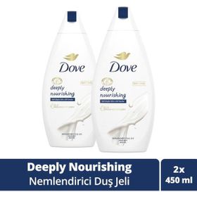 Dove Deeply Nourishing Nemlendirici 2x450 ml Duş Jeli