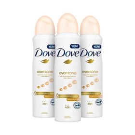 Dove Eventone 3x150 ml Sprey Deodorant