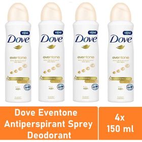 Dove Eventone 4x150 ml Sprey Deodorant