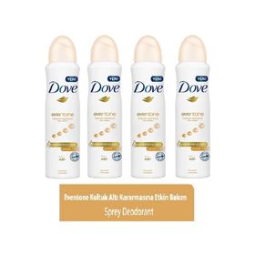 Dove Eventone 4x150 ml Sprey Deodorant
