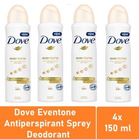 Dove Eventone 4x150 ml Sprey Deodorant