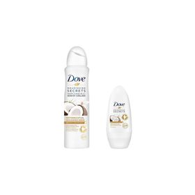 Dove Hindistan Cevizi 150 ml Kadın Sprey Deodorant + 50 ml Roll-0n