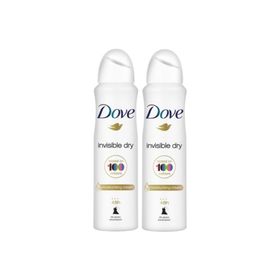 Dove Invisible Dry 2x150 ml Kadın Deodorant