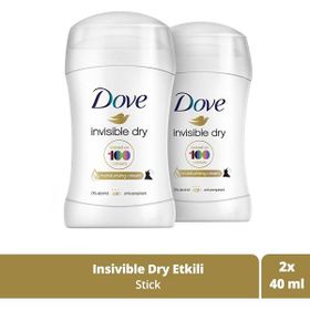 Dove Invisible Dry 2x40 ml Kadın Stick Deodorant