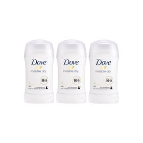 Dove Invisible Dry 3x40 ml Kadın Stick Deodorant