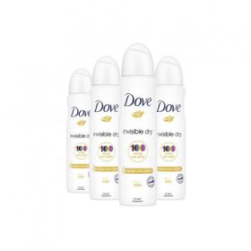 Dove Invisible Dry 4x150 ml Kadın Sprey Deodorant