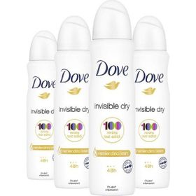 Dove Invisible Dry 4x150 ml Kadın Sprey Deodorant