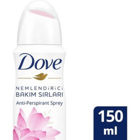 Dove Işıldayan Bakım Lotus Çiçeği Kokusu 150 ml Kadın Sprey Deodorant
