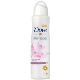 Dove Işıldayan Bakım Lotus Çiçeği Kokusu 2x150 ML Kadın Sprey Deodorant