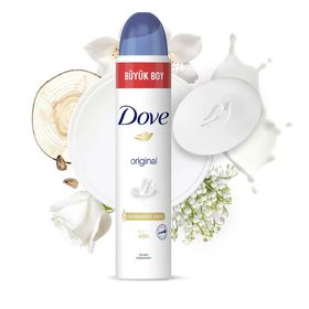 Dove Kadın Original Büyük Boy 1 4 Nemlendirici Krem 200 ml Sprey Deodorant