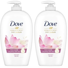 Dove Lotus Çiçeği ve Pirinç Özü 2x450 ml Sıvı Sabun