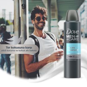 Dove Men Care Clean Comfort 1 4 Nemlendirici Krem 150 ml Sprey Deodorant