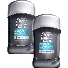 Dove Men Clean Comfort 2x50 ml Erkek Stick Deodorant
