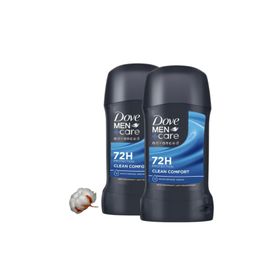 Dove Men Clean Comfort 50 ml 2'li Stick Deodorant