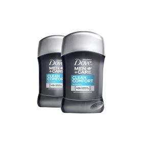 Dove Men Clean Comfort 50 ml 2'li Stick Deodorant