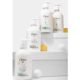 Dove Nemlendirici 500 ml Şampuan + 500 ml Saç Kremi + 500 ml Vücut Losyonu + 500 ml El Sabunu