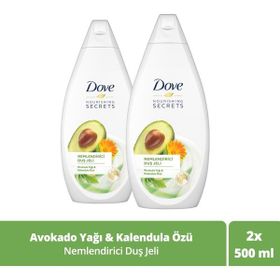 Dove Nourishing Secrets Avokado Yağı ve Kalendula Özü 2x500 ml Duş Jeli